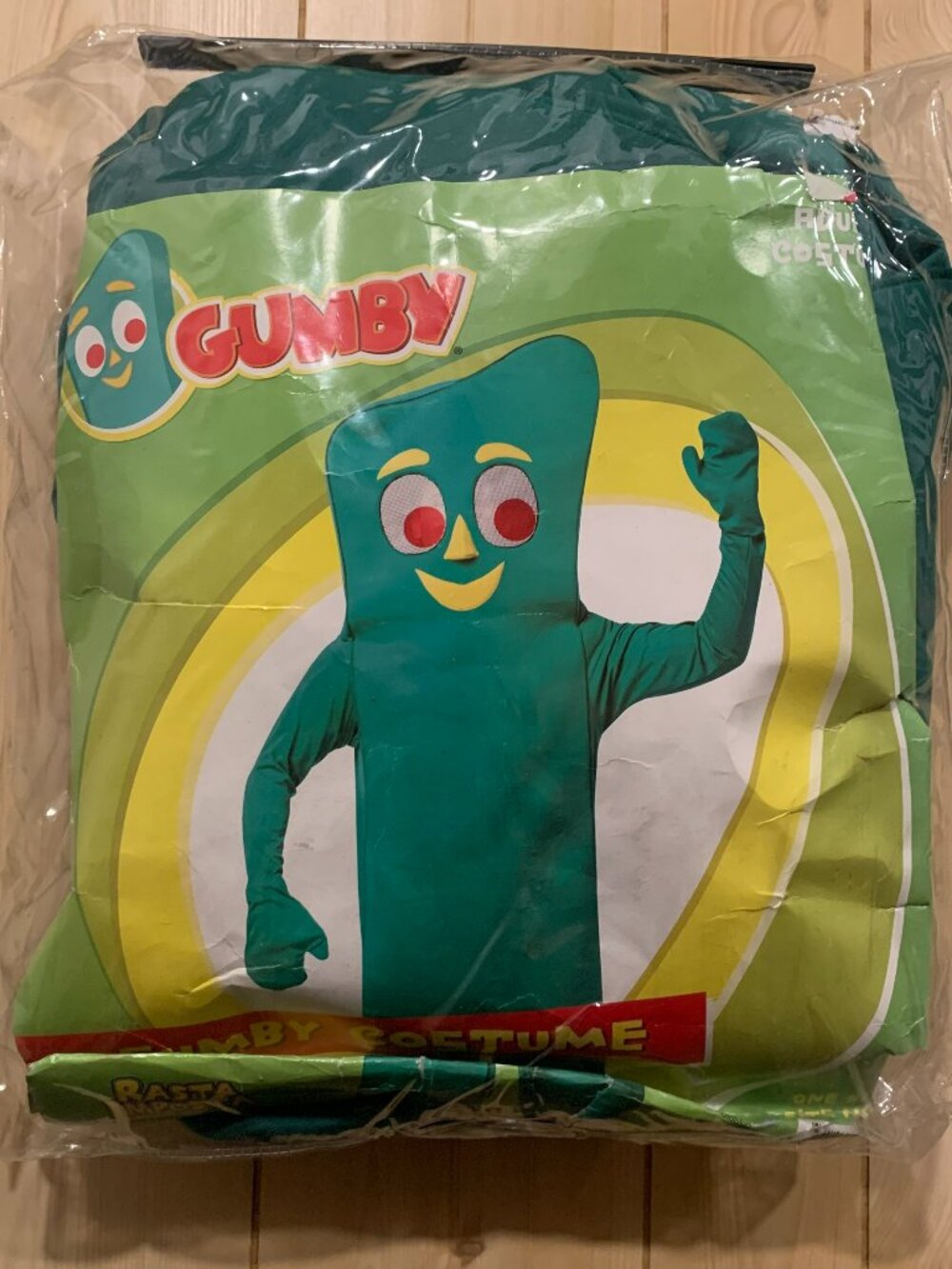 Rasta Imposta Gumby Cartoon Halloween Costume Trick or Treat Adult OS
